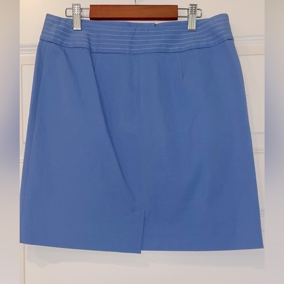 J. McLaughlin Women's Coastal Blue Above the Knee Skirt Size 4 - Picture 2 of 6